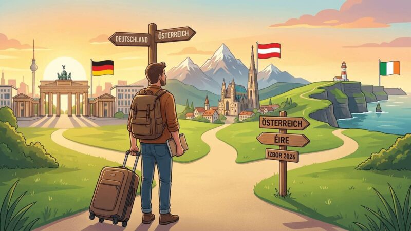 Usporedba posla u Njemačkoj, Austriji i Irskoj za Hrvate i Bosance u 2026