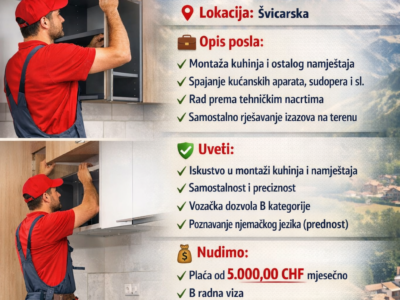 Monter kuhinja i namještaja