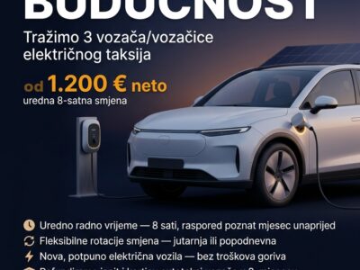 Vozač/ica električnih taxi vozila